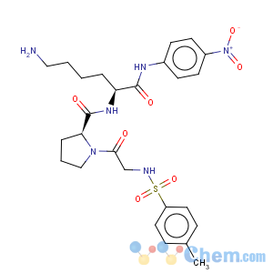 CAS No:73392-19-5 L-Lysinamide,N-[(4-methylphenyl)sulfonyl]glycyl-L-prolyl-N-(4-nitrophenyl)-
