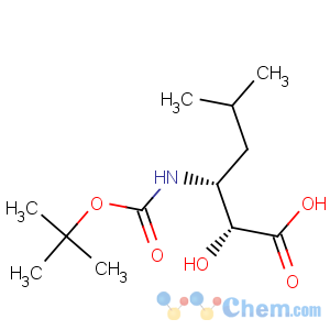 CAS No:73397-26-9 Hexanoic acid,3-[[(1,1-dimethylethoxy)carbonyl]amino]-2-hydroxy-5-methyl-, [R-(R*,R*)]- (9CI)