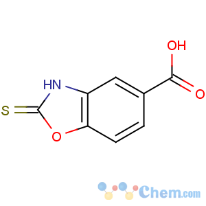 CAS No:7341-98-2 2-sulfanylidene-3H-1,3-benzoxazole-5-carboxylic acid