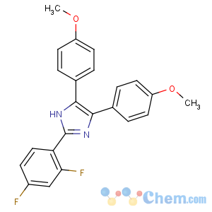 CAS No:73445-46-2 2-(2,4-difluorophenyl)-4,5-bis(4-methoxyphenyl)-1H-imidazole