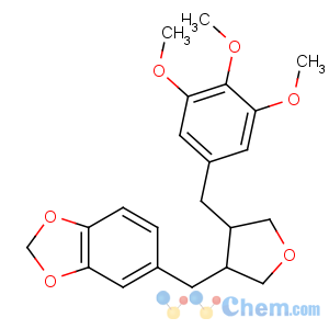 CAS No:73465-36-8 5-[[4-[(3,4,5-trimethoxyphenyl)methyl]oxolan-3-yl]methyl]benzo[1,3]dioxole