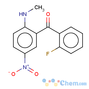 CAS No:735-06-8 Methanone,(2-fluorophenyl)[2-(methylamino)-5-nitrophenyl]-