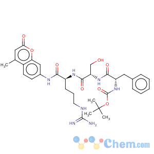 CAS No:73554-90-2 L-Argininamide,N-[(1,1-dimethylethoxy)carbonyl]-L-phenylalanyl-L-seryl-N-(4-methyl-2-oxo-2H-1-benzopyran-7-yl)-