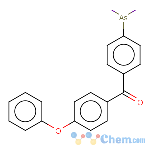 CAS No:7356-67-4 Arsonous diiodide,[4-(4-phenoxybenzoyl)phenyl]- (9CI)