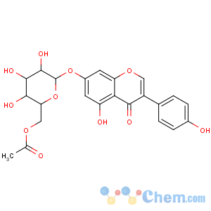 CAS No:73566-30-0 [3,4,<br />5-trihydroxy-6-[5-hydroxy-3-(4-hydroxyphenyl)-4-oxochromen-7-yl]oxyoxan-<br />2-yl]methyl acetate