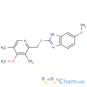 CAS No:73590-85-9 6-methoxy-2-[(4-methoxy-3,<br />5-dimethylpyridin-2-yl)methylsulfanyl]-1H-benzimidazole