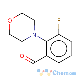 CAS No:736991-35-8 Benzaldehyde,3-fluoro-2-(4-morpholinyl)-