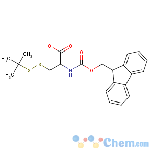 CAS No:73724-43-3 (2R)-3-(tert-butyldisulfanyl)-2-(9H-fluoren-9-ylmethoxycarbonylamino)<br />propanoic acid