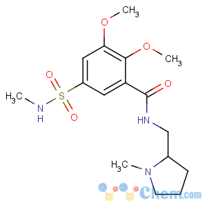 CAS No:73747-20-3 2,<br />3-dimethoxy-N-[(1-methylpyrrolidin-2-yl)methyl]-5-(methylsulfamoyl)<br />benzamide