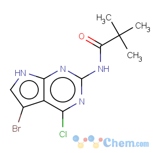 CAS No:737792-28-8 Propanamide,N-(5-bromo-4-chloro-7H-pyrrolo[2,3-d]pyrimidin-2-yl)-2,2-dimethyl-