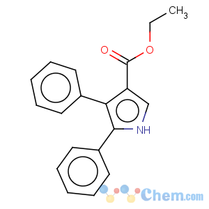 CAS No:73799-68-5 1H-Pyrrole-3-carboxylicacid, 4,5-diphenyl-, ethyl ester