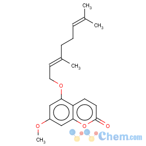 CAS No:7380-39-4 2H-1-Benzopyran-2-one,5-[[(2E)-3,7-dimethyl-2,6-octadien-1-yl]oxy]-7-methoxy-