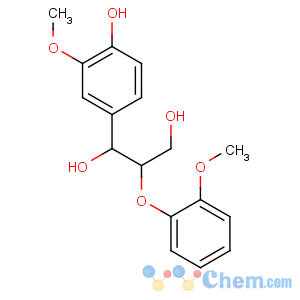 CAS No:7382-59-4 1-(4-hydroxy-3-methoxyphenyl)-2-(2-methoxyphenoxy)propane-1,3-diol