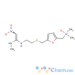 CAS No:73857-20-2 N,<br />N-dimethyl-1-[5-[2-[[(E)-1-(methylamino)-2-nitroethenyl]amino]<br />ethylsulfanylmethyl]furan-2-yl]methanamine oxide