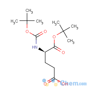 CAS No:73872-71-6 D-Glutamic acid,N-[(1,1-dimethylethoxy)carbonyl]-, 1-(1,1-dimethylethyl) ester