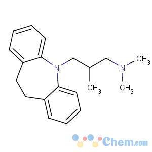 CAS No:739-71-9 3-(5,6-dihydrobenzo[b][1]benzazepin-11-yl)-N,N,2-trimethylpropan-1-amine
