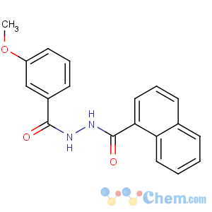 CAS No:73941-12-5 N'-(3-methoxybenzoyl)naphthalene-1-carbohydrazide