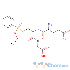 CAS No:73962-44-4 (4S)-4-amino-5-[[(2R)-1-(carboxymethylamino)-3-[ethoxy(phenyl)<br />phosphinothioyl]sulfanyl-1-oxopropan-2-yl]amino]-5-oxopentanoic acid