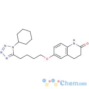 CAS No:73963-72-1 6-[4-(1-cyclohexyltetrazol-5-yl)butoxy]-3,4-dihydro-1H-quinolin-2-one