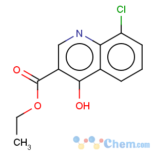 CAS No:73987-37-8 3-Quinolinecarboxylicacid, 8-chloro-4-hydroxy-, ethyl ester