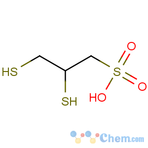 CAS No:74-61-3 2,3-bis(sulfanyl)propane-1-sulfonic acid