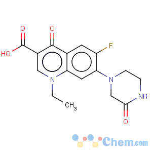 CAS No:74011-42-0 3-Quinolinecarboxylicacid, 1-ethyl-6-fluoro-1,4-dihydro-4-oxo-7-(3-oxo-1-piperazinyl)-