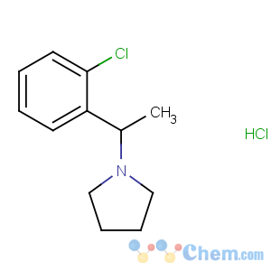 CAS No:74039-39-7 1-[1-(2-chlorophenyl)ethyl]pyrrolidine