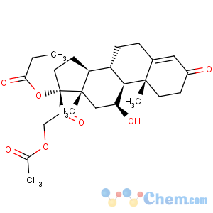 CAS No:74050-20-7 Pregn-4-ene-3,20-dione,21-(acetyloxy)-11-hydroxy-17-(1-oxopropoxy)-, (11b)-