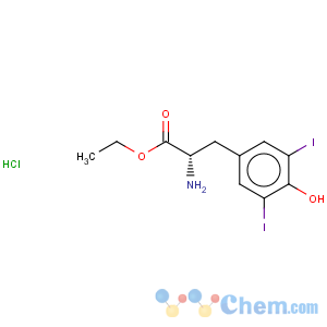 CAS No:74051-47-1 L-Tyrosine,3,5-diiodo-, ethyl ester, hydrochloride (9CI)