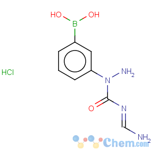 CAS No:74051-54-0 Boronic acid,[3-[[[(aminoiminomethyl)amino]carbonyl]amino]phenyl]-, hydrochloride (9CI)