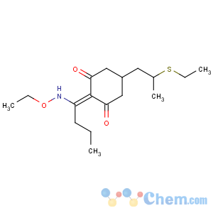 CAS No:74051-80-2 2-[1-(ethoxyamino)butylidene]-5-(2-ethylsulfanylpropyl)cyclohexane-1,<br />3-dione
