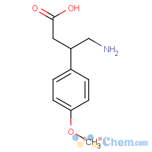 CAS No:740774-41-8 (3R)-4-amino-3-(4-methoxyphenyl)butanoic acid