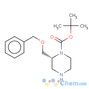 CAS No:740806-54-6 1-Piperazinecarboxylicacid, 2-[(phenylmethoxy)methyl]-, 1,1-dimethylethyl ester, (2R)-
