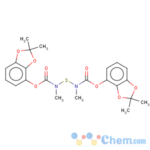 CAS No:74091-47-7 Carbamic acid,thiobis[methyl-, bis(2,2-dimethyl-1,3-benzodioxol-4-yl) ester (9CI)