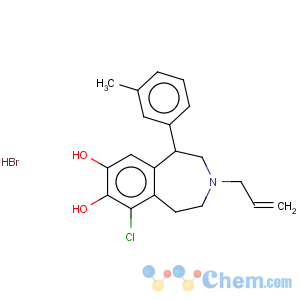 CAS No:74115-08-5 1H-3-Benzazepine-7,8-diol,6-chloro-2,3,4,5-tetrahydro-1-(3-methylphenyl)-3-(2-propen-1-yl)-