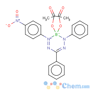 CAS No:74121-69-0 3,3-Diacetoxy 2-(4-nitrophenyl)-4,6-phenyl-2H-[1,2,4,5,3]tetrazaborinin