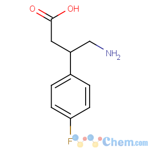 CAS No:741217-33-4 (3R)-4-amino-3-(4-fluorophenyl)butanoic acid