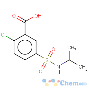 CAS No:74138-28-6 Benzoic acid,2-chloro-5-[[(1-methylethyl)amino]sulfonyl]-