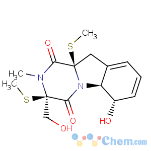 CAS No:74149-38-5 Pyrazino[1,2-a]indole-1,4-dione,2,3,5a,6,10,10a-hexahydro-6-hydroxy-3-(hydroxymethyl)-2-methyl-3,10a-bis(methylthio)-,(3R,5aS,6S,10aR)-