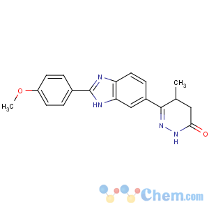 CAS No:74150-27-9 3-[2-(4-methoxyphenyl)-3H-benzimidazol-5-yl]-4-methyl-4,<br />5-dihydro-1H-pyridazin-6-one