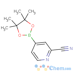 CAS No:741709-62-6 4-(4,4,5,5-tetramethyl-1,3,2-dioxaborolan-2-yl)pyridine-2-carbonitrile