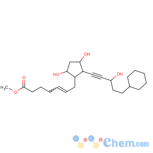 CAS No:74176-31-1 methyl<br />(Z)-7-[(1R,3R,5S)-2-[(3S)-5-cyclohexyl-3-hydroxypent-1-ynyl]-3,<br />5-dihydroxycyclopentyl]hept-5-enoate