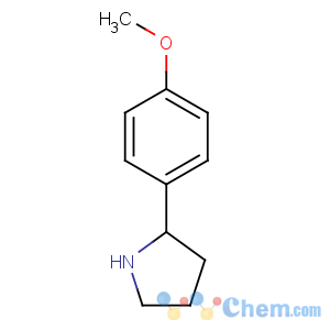 CAS No:74190-66-2 2-(4-methoxyphenyl)pyrrolidine