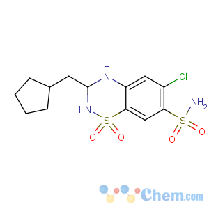 CAS No:742-20-1 6-chloro-3-(cyclopentylmethyl)-1,1-dioxo-3,4-dihydro-2H-1λ