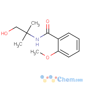 CAS No:74201-13-1 N-(1-hydroxy-2-methylpropan-2-yl)-2-methoxybenzamide