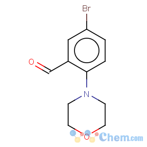 CAS No:742099-65-6 Benzaldehyde,5-bromo-2-(4-morpholinyl)-