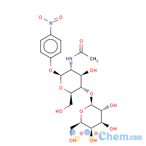 CAS No:74211-28-2 b-D-Glucopyranoside, 4-nitrophenyl2-(acetylamino)-2-deoxy-4-O-b-D-galactopyranosyl-