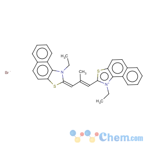 CAS No:7423-31-6 Naphtho[1,2-d]thiazolium,1-ethyl-2-[3-(1-ethylnaphtho[1,2-d]thiazol-2(1H)-ylidene)-2-methyl-1-propen-1-yl]-,bromide (1:1)