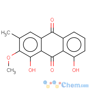 CAS No:74272-75-6 9,10-Anthracenedione,1,8-dihydroxy-2-methoxy-3-methyl-