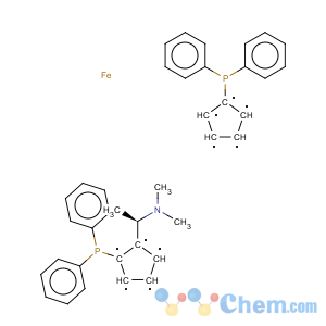 CAS No:74311-56-1 Ferrocene,1-[(1R)-1-(dimethylamino)ethyl]-1',2-bis(diphenylphosphino)-, (2S)-